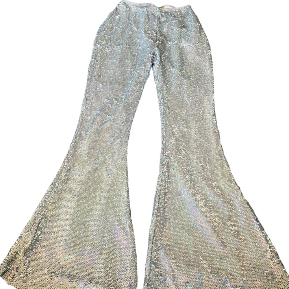 COPY - Bell bottom sequin pants